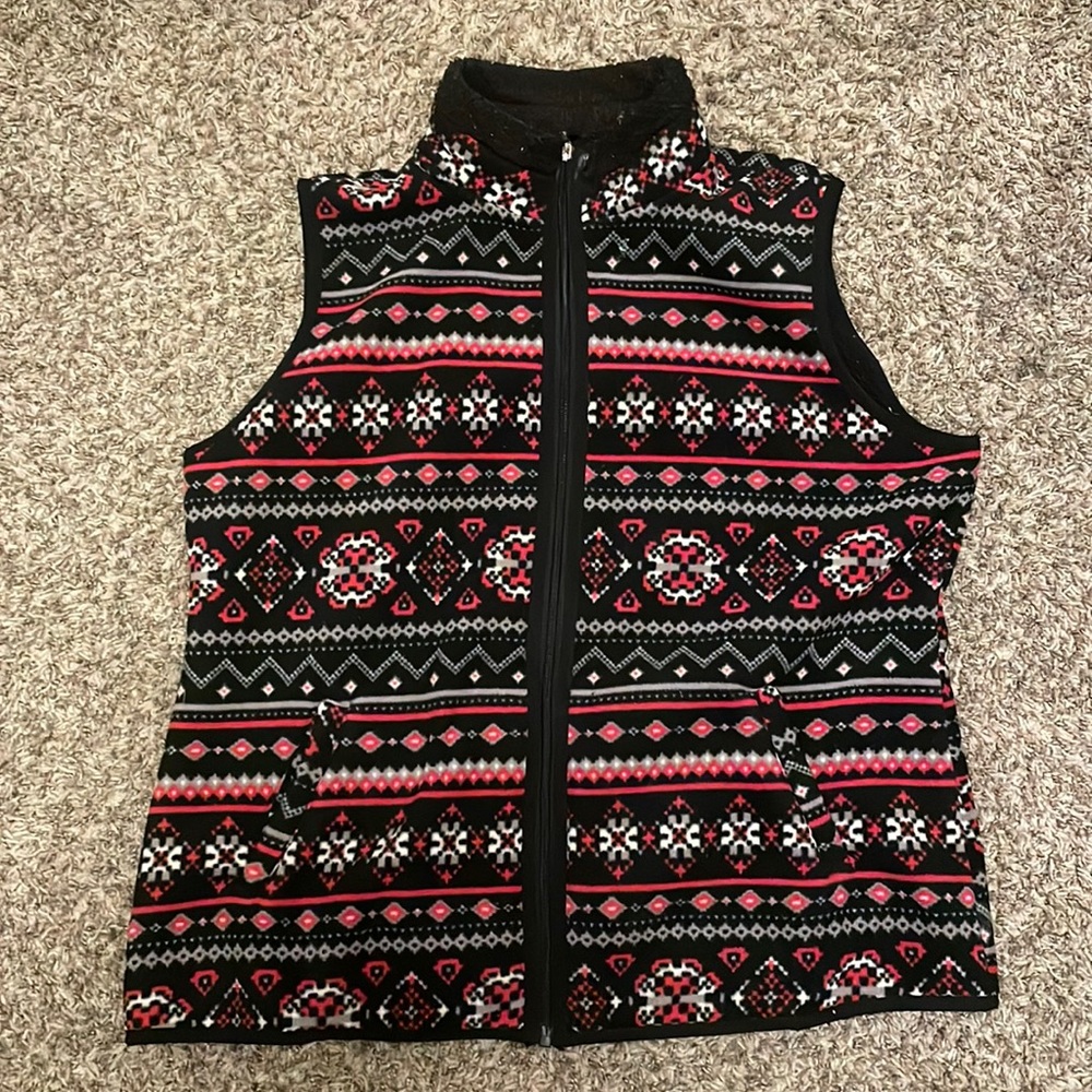 Karen Scott Christmas Style vest